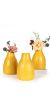 Vase Set of 3, Decorative Ceramic Vase, Vase for Decor Home Living Room Office Parties Wedding, 3.7" Wide 5.5" Tall